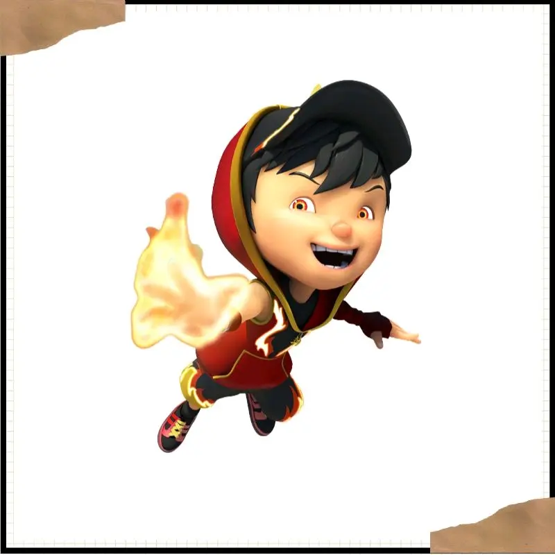 Topi Boboiboy / Topi Anak / Topi Boboiboy Api Blaze Fashion Jeans 1