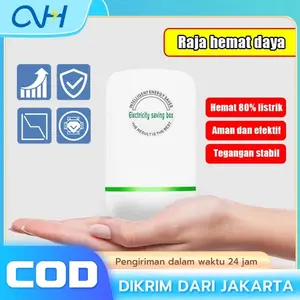 Hemat Daya 80%-90% ZX Penghemat Listrik Alat Penghemat Listrik Token Meteran Home Berlaku untuk Semua Meteran Listrik Pasang dan Mainkan Hemat Daya Electric Saver Power Factor Saver Electric Saver Electricity Saving Box Alat Hemat Daya Penghemat Daya