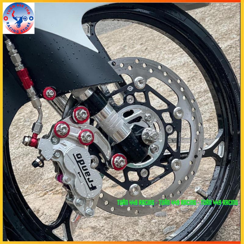 [ Combo Sirius/Ex2010 ] Heo 4Pis Frando + Pát CNC >>> Đi size đĩa 260/267 Phanh