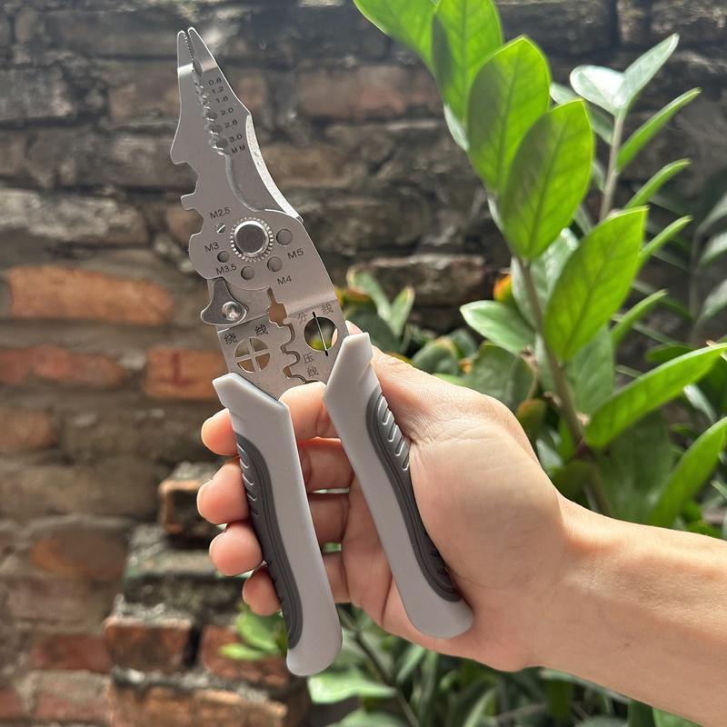 Bộ kìm cắt tuốt dây bấm cos đa năng kèm hộp 300 đầu cos nhiều kích cỡ chuyên dụng đấu nối dây điện trong gia đình 5