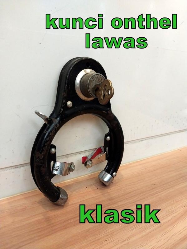 kunci lawasan sepeda onthel wing gembok onthel termurah aksesoris sepeda onthel kunci onthel 2