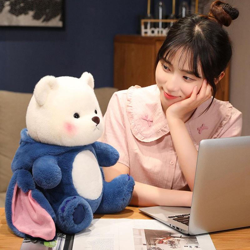 Product Introduction of Transforming Stitch Bear Plush Toy - Cute Lina Bear Stuffed Animal, Doll & Dinosaur Panda For K3F4 28