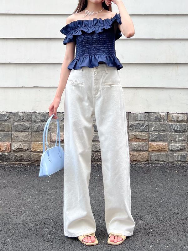 KIDO - Quần jeans ống rộng HILARYY JEANS