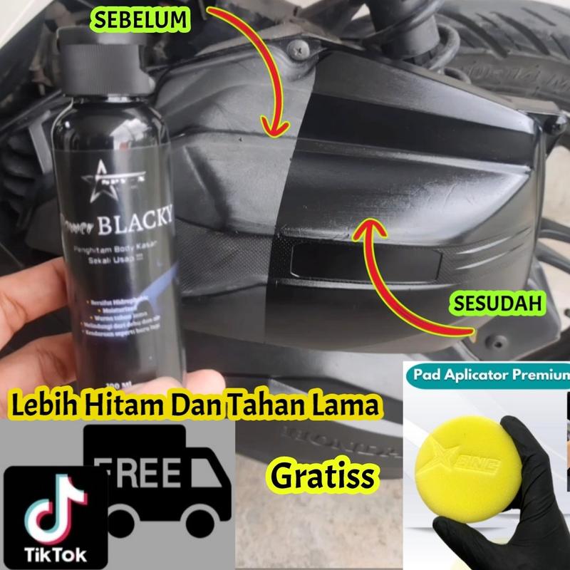 Product Introduction of Penghitam body motor || penghitam body motor permanen || penghitam dashboard || penghitam body mobil dan motor / penghitam motor permanen || penghitam body pelastik motor || SPY -X AUTO BLACKY || penghitam body kasar bodymotor 1