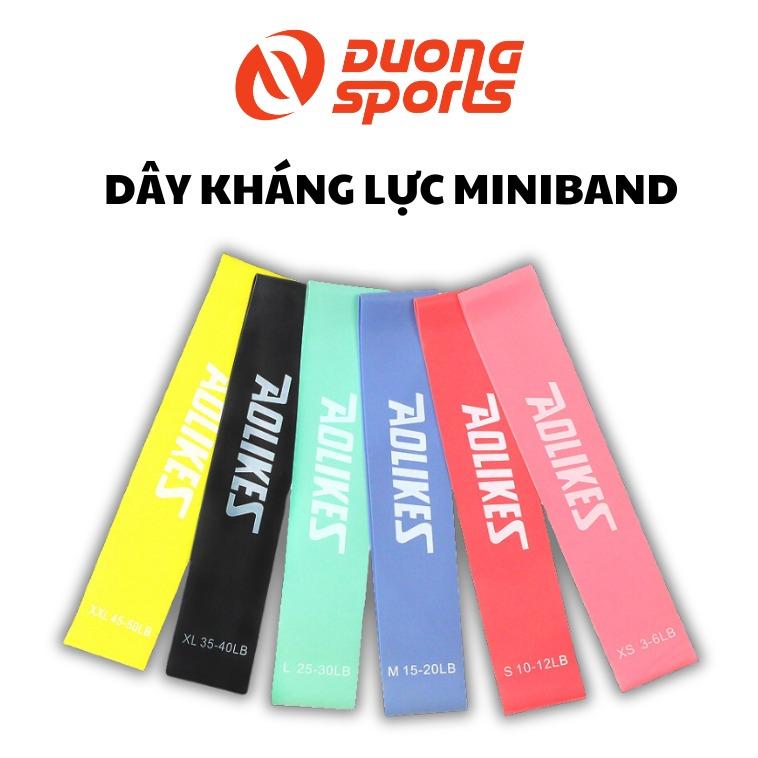 Dây Cao Su Tập Kháng Lực Miniband Aolikes -Dây Tập Kháng Lực Chuyên Tập Thân Dưới Mông, Đùi, Bắp Chân - Tập Gym, Tập Yoga, Tập Bóng Đá - Dây Kháng Lực Phù Hợp Cho Nam - Nữ giay khang