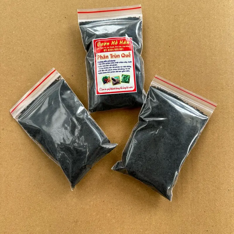 Phân trùn quế 80g, phân bón hữu cơ, phân bón cây trồng giúp cây trồng phát triển tốt 2