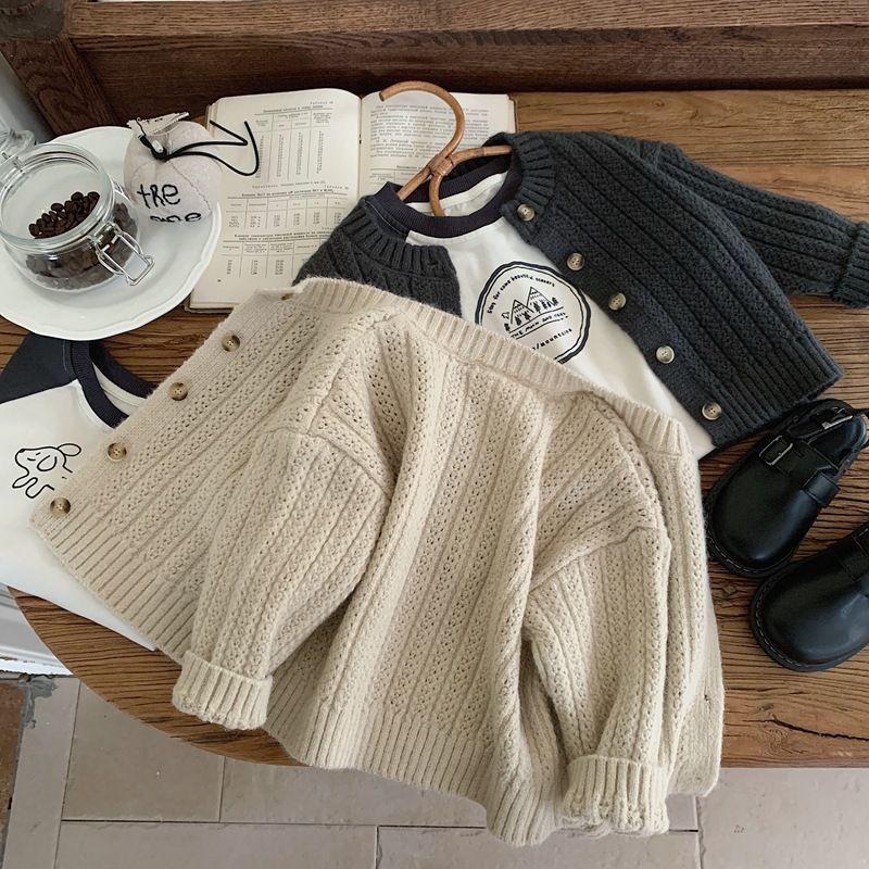 Product Introduction of Quần Áo Mùa Thu Cho Trẻ Em, Áo Khoác Len, Áo Len Bé Trai, Áo Len Cardigan, Áo Phong Cách Phương Tây Mùa Xuân Và Mùa Thu Cho Bé Gái, Áo Khoác Be 7