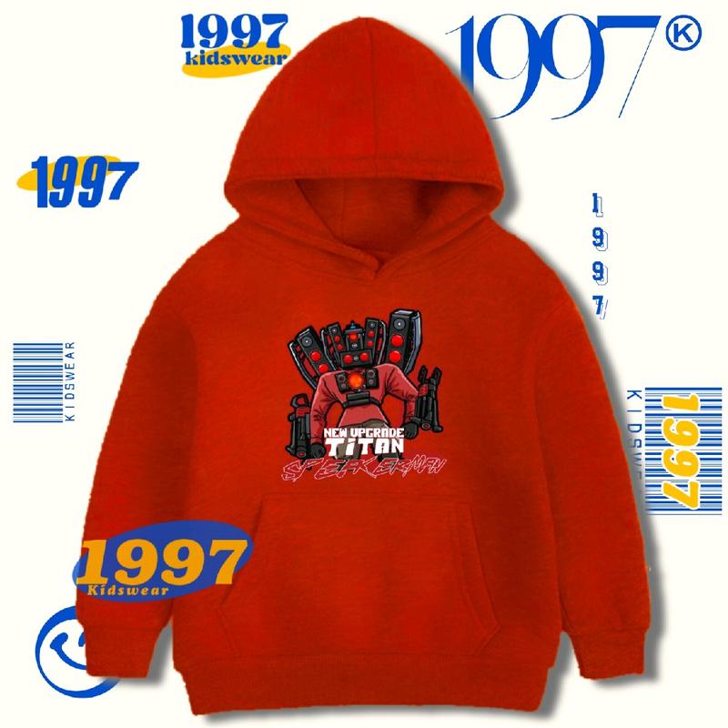 Jaket Anak - Hoodie Sweater New Upgrade Titan Speakerman Karakter Skin Skibidi Toilet TV Man Universe Kaos Baju Tshirt Kids Character TV Men Spikerman Speakermen Spikermen DrillMan ClockMan Kameraman TVMan Murah Unisex Cewe Cowo Perempuan Laki laki 001 0