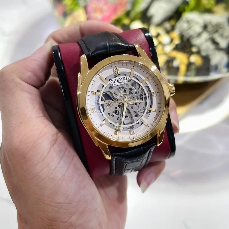 Đồng Hồ  Nam  Chenxi Chính Hãng (CX-8821G Máy Cơ Siêu mỏng) Watch 7