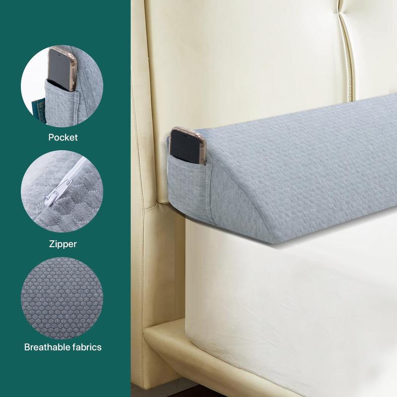Wedge Pillow, 1 Count Split Gap Filler for Bed, Mattress Connector Replaces A Mattress Gap Filler, Birthday Gift Ideas, Gifts for Dad, Bedroom Accessories 5