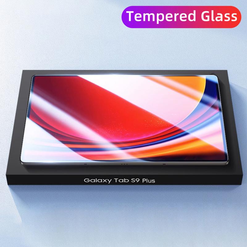 Kính Cường Lực, Độ Nét Cao, Bảo Vệ Màn Hình 9H, Cho Samsung Galaxy Tab S9 Plus, Tab S8 Plus, Tab S7 Plus, Tab S7 FE 12.4 Inch