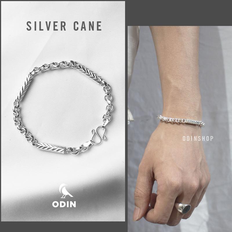 Vòng tay Cane Bạc S925 đốt trúc phong cách cổ điển & thanh lịch - Tặng kèm NƯỚC RỬA BẠC