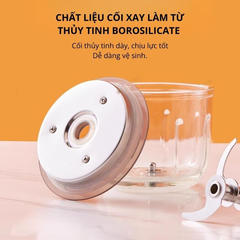 Máy Xay Ăn Dặm Mini Engler EL5144 Cối Thủy Tinh, Máy Xay Thực Phẩm Cho Bé, An Toàn, Tiện Dụng 5
