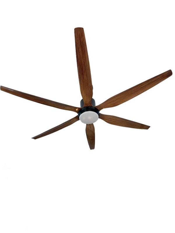 Quạt Trần  KW158 6 Cánh PPG 1M67 Màu Cafe Vân Gỗ phù hợp trang trí phòng khách, phòng ngủ, phòng bếp, văn phòng..., QUAT QuạT