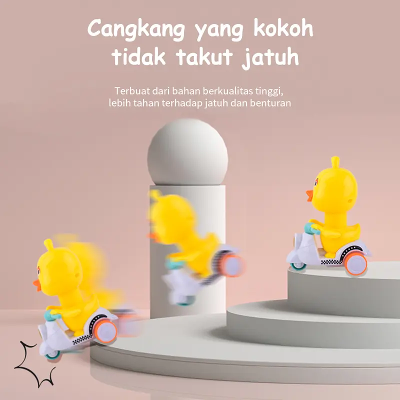 BAMBINO Mainan Anak Bayi Bebek Motor Tanpa Baterai 4