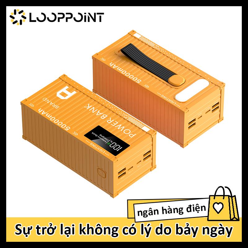  Sạc pin dự phòng Container 60000mAh 66W Sạc nhanhCông suất lớn100% pin chính hãng Thiết kế container 