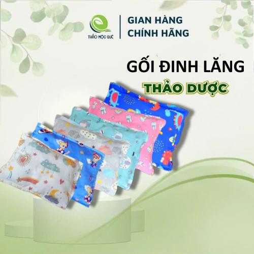 Gối Ngủ Lá Đinh Lăng Cho Bé Sơ Sinh THAO MOC QUE từ sơ sinh đến 5 tuổi, có gối người lớn