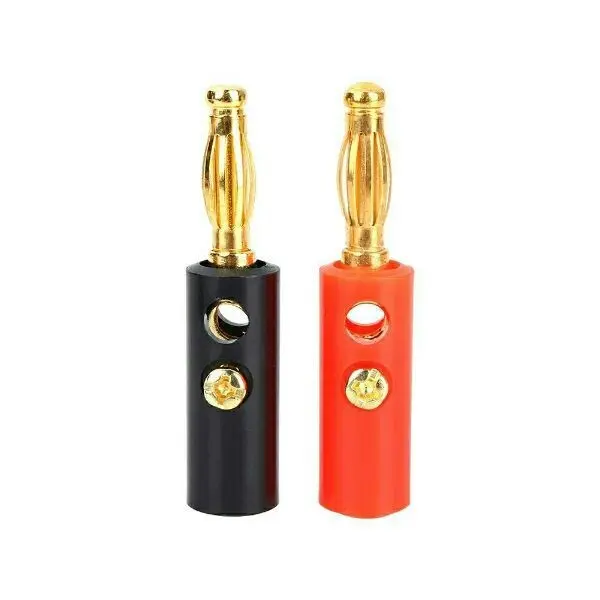 JACK BẮP CHUỐI LOẠI ĐẦU MẠ ĐỒNG 1 CẶP ĐỎ - ĐEN (LOẠI TỐT) Nghe Nhạc Phụ Kiện
