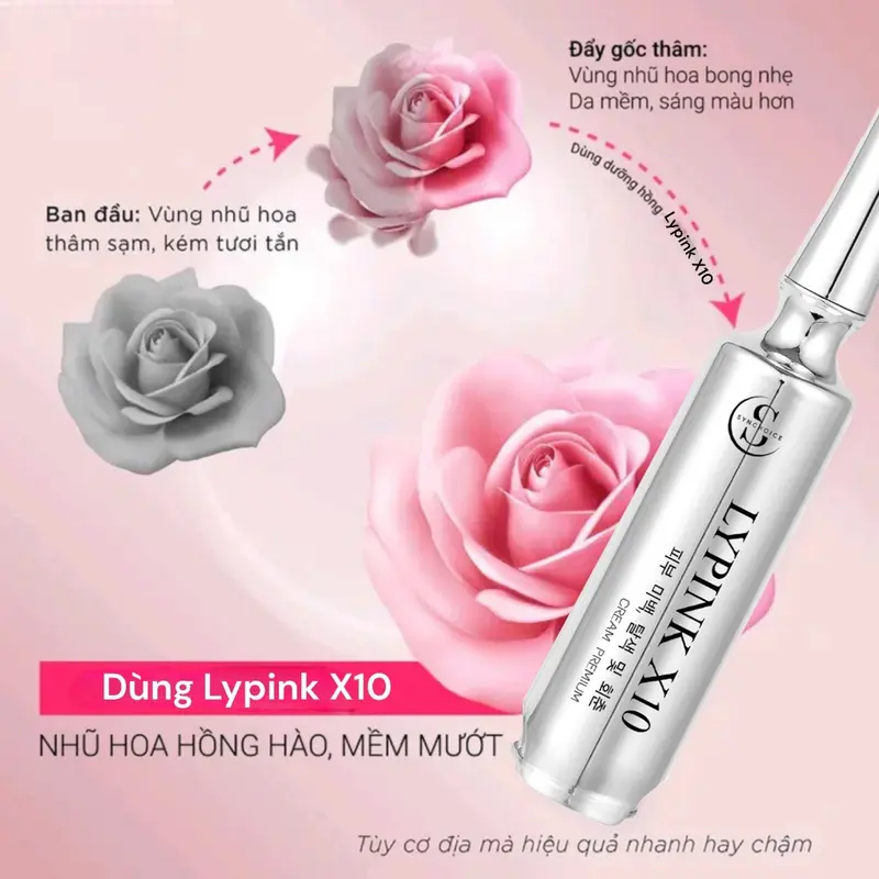 Kem Làm Hồng Ti Vùng Kín Lypink X10 Hiệu Quả Sau 7 Ngày - Giá Sỉ Hồng Nhũ Hoa Cho Chuyên Nghiệp 3