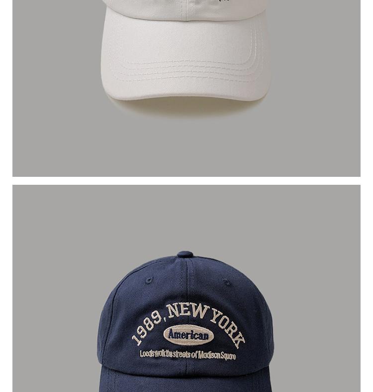 Product Introduction of Korean Retro Baseball Cap for Men & Women - Autumn & Winter Versatile Street Style with "1989" Letter Embroidery, Duckbill Hat for Summer, Couple's Design 5