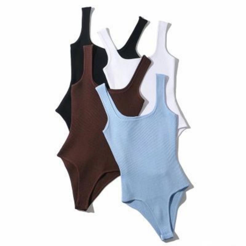 Áo Jumpsuit Quần Trễ Vai Phong Cách Phương Tây, Gợi Cảm, Hai Dây, Không Tay, Thích Hợp Cho Phụ Nữ, Có Thể Mặc Bên Trong Hoặc Ngoài Trời, Thời Trang, Cô Gái Nóng Bỏng Top Women 6