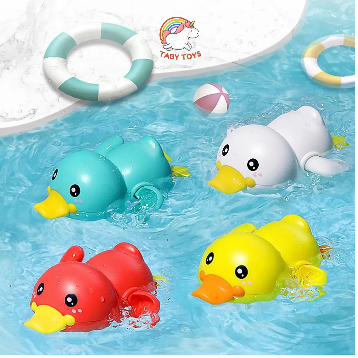 Đồ Chơi Nhà Tắm Cá Bơi, Rùa Bơi, Cua Bơi cho bé vặn cót - đồ chơi cho các bé sơ sinh thả bồn tắm