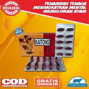 Kaitong Vitamin Ayam Original Isi 20 Kapsul COD Gratis Ongkir
