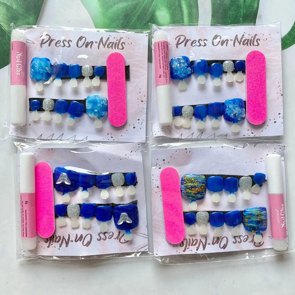 Kuku palsu press on handmade