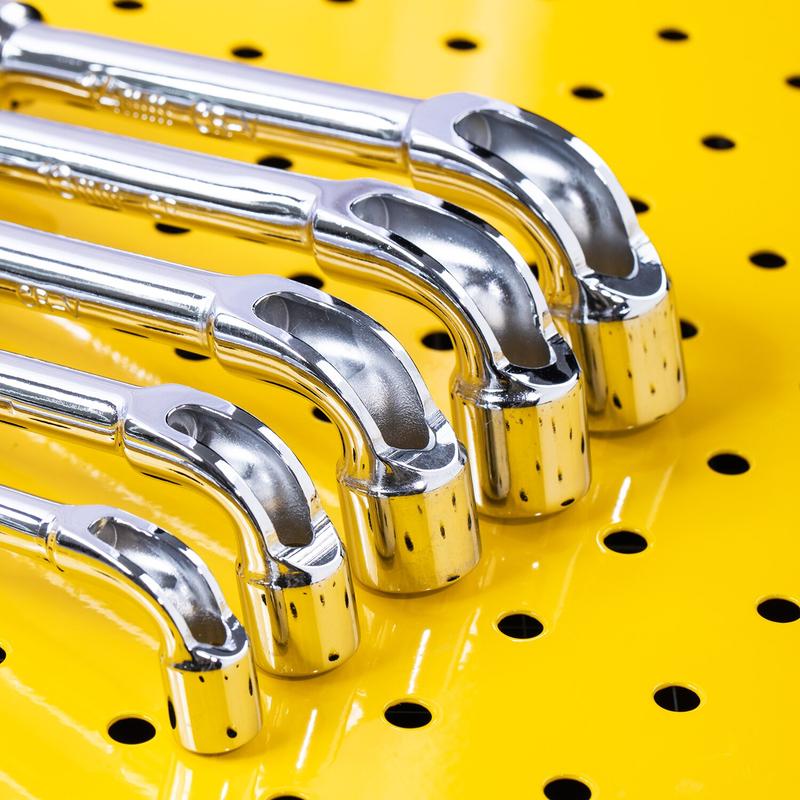 Product Introduction of Deli 8 10 12 13 14mm CRV Steel L Type Socket Spanner L Wrench 6 Point Hand Tools Automotive Mechanical Tool 20