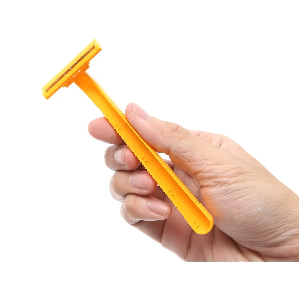 Dao cạo râu G﻿I﻿LL﻿E﻿T﻿TE Su﻿per Thin Long Hand﻿le (6 Cây - Vàng) - dạo cạo râu nam