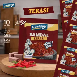 Gurisaji Sambal Terasi Pedas Siap Saji 10 Sachet