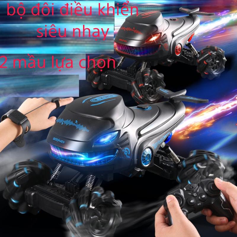 XE OTO ĐỊA HÌNH Điều Khiển Từ Xa DRIF Gầm Cao Kiểu Dáng Cá Heo Bay Cỡ Lớn Mới 2023 Có chức Năng Phun Sương Toy Đồ Chơi Ô Tô