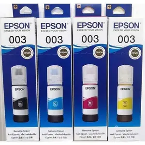 TINTA EPSON 003 T003 T-003 UNTUK L1110, L3110, L5190, L1210, L1216, L1250, L1256, L3116, L3150, L3156, L3210, L3216, L3150, L3250, L3256, L5190, L5290