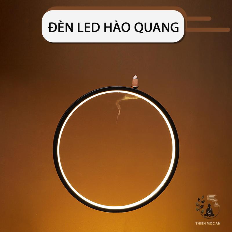 [HCM] Đèn Led Vòng Tròn Hào Quang Trang Trí Tượng Phật - Góc Tu Tập - Decor Tiểu Cảnh 0