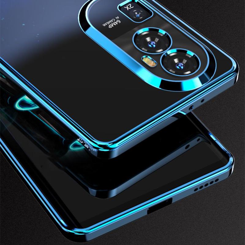 Product Introduction of Luxury Electroplating Transparent Phone Casing For OPPO Reno10 Pro Plus 10Pro 10 5G Reno 10Pro+ 10 10 Pro 2023  Lens All-inclusive Shockproof Hard Phone Case Protective Back Cover 34