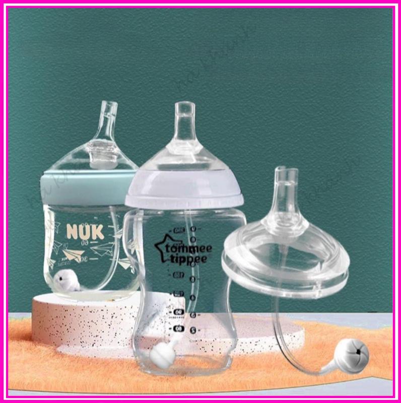 Ống Tập Hút Dùng Cho Bình Sữa Nuk Nature Sence, Tommee Tippee Có Chống Sặc, Chống Đầy Hơi Cho Bé P21 - Tập Uống
