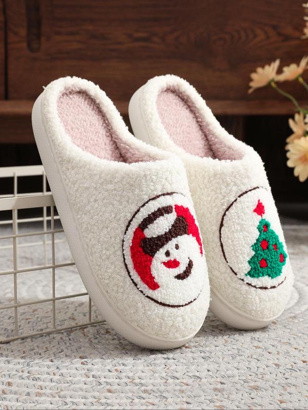 Women's Cute Bowknot Design Plush Slippers, Casual Soft Comfortable Home Slippers, Warm Slippers for Indoor & Outdoor Use for Fall & Winter 8