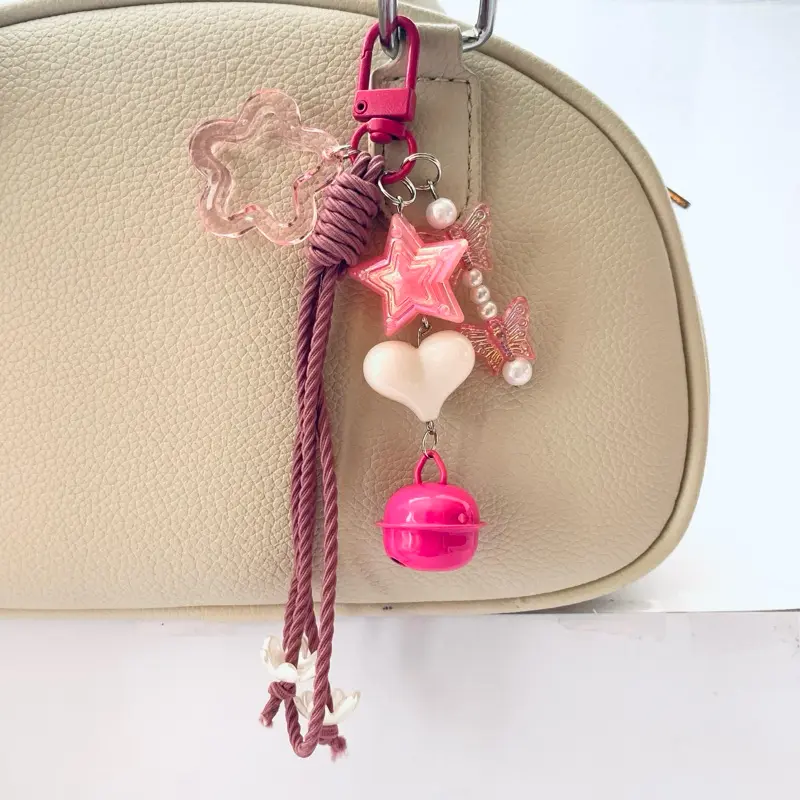 Gantungan Tas Tali Love Bunga Grosir/ Bag Charm Premium Grosir DEAR 8