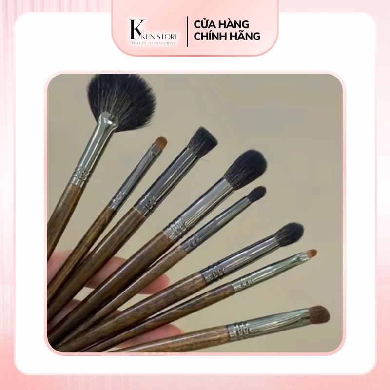 Cọ trang điểm lẻ cán gỗ lông động vật - Sản phẩm trang điểm - Cosmetic