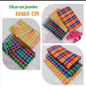 Lap/serbet jumbo motif kotak-kotak 1 pcs