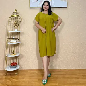 Daster Namira Crinkle Airflow Zipper