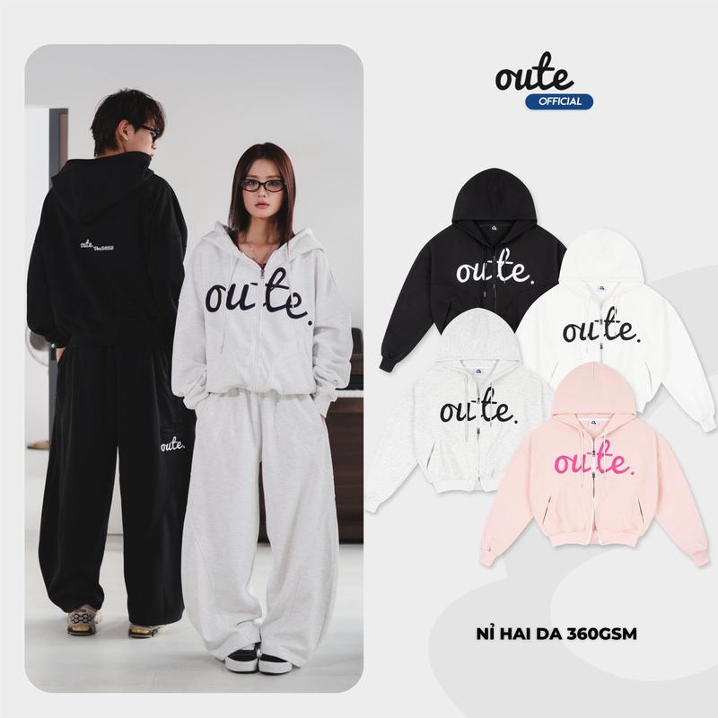 [KHÔNG XÙ LÔNG] Áo Khoác Hoodie Zip Nỉ Hai Da Form Boxy Outerity Big Logo Unisex Nam Nữ LocalBrand / Dreamer Collection
