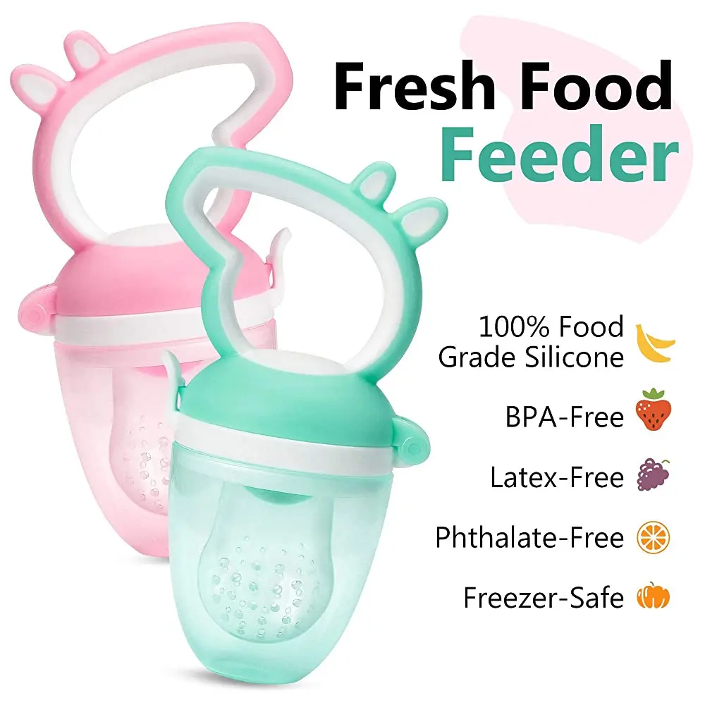 BabyBeeBoo 2 in 1 Dot + Teether Buah Sayuran Bayi Baby Fruit Food Feeder Empeng Dot Pacifier Fruit