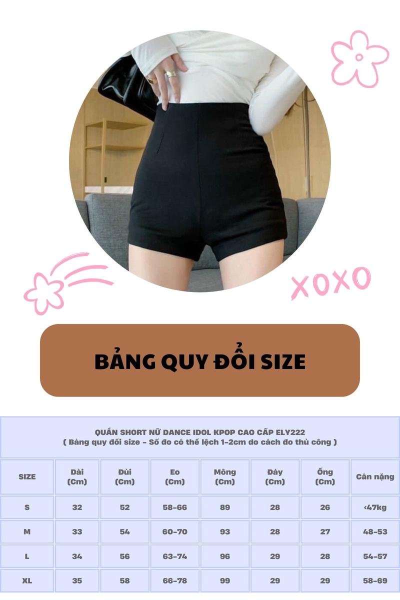 Product Introduction of Quần short dance idol lưng cạp cao chất Umi đanh mịn không nhão, quần đùi nữ kpop khoá lệ phía sau thời trang ELY222 15