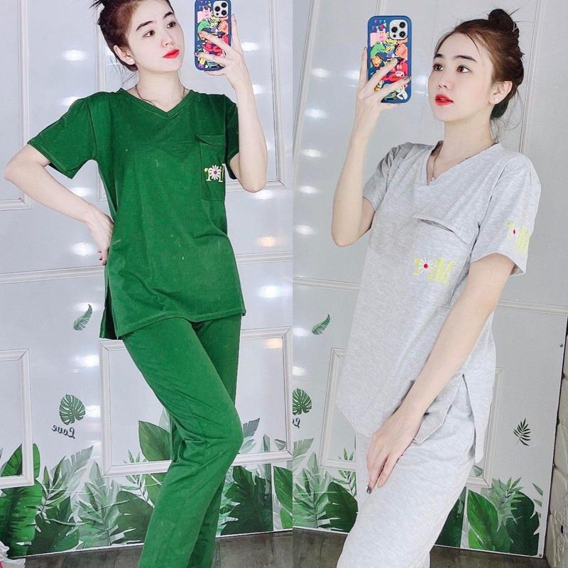 Set Bộ Thun Bigsize Quần Dài ESHOP Đồ bộ nữ đồ mặc nhà thoải mái đẹp dễ thương đi chơi cá tính