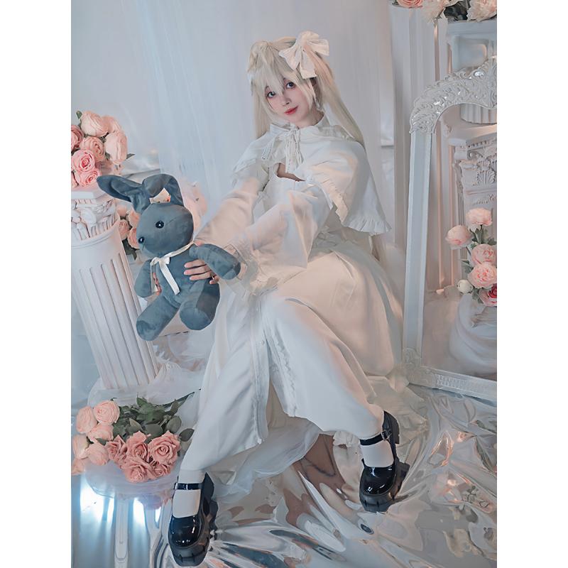 Product Introduction of Yuan No Sora Kasugano Qiong Cos Qiongmei Cos Suit Skirt Two-dimensional Wig Play Anime Costume Nicole Nicole 0