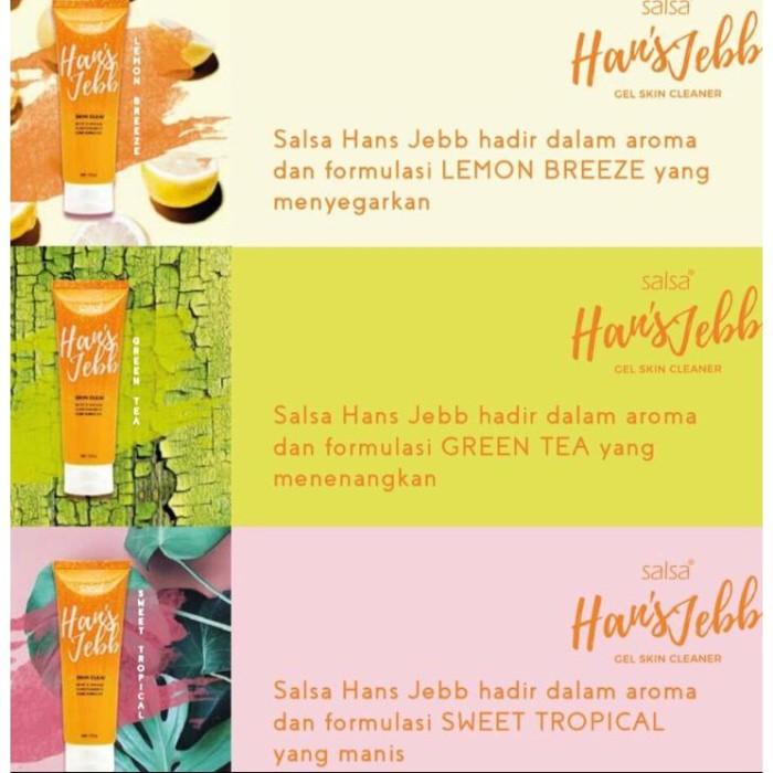 Salsa Hans Jebb Peeling Gel Perontok Daki - 110 gram Exfoliasi Ketiak Kotoran Lemon 3