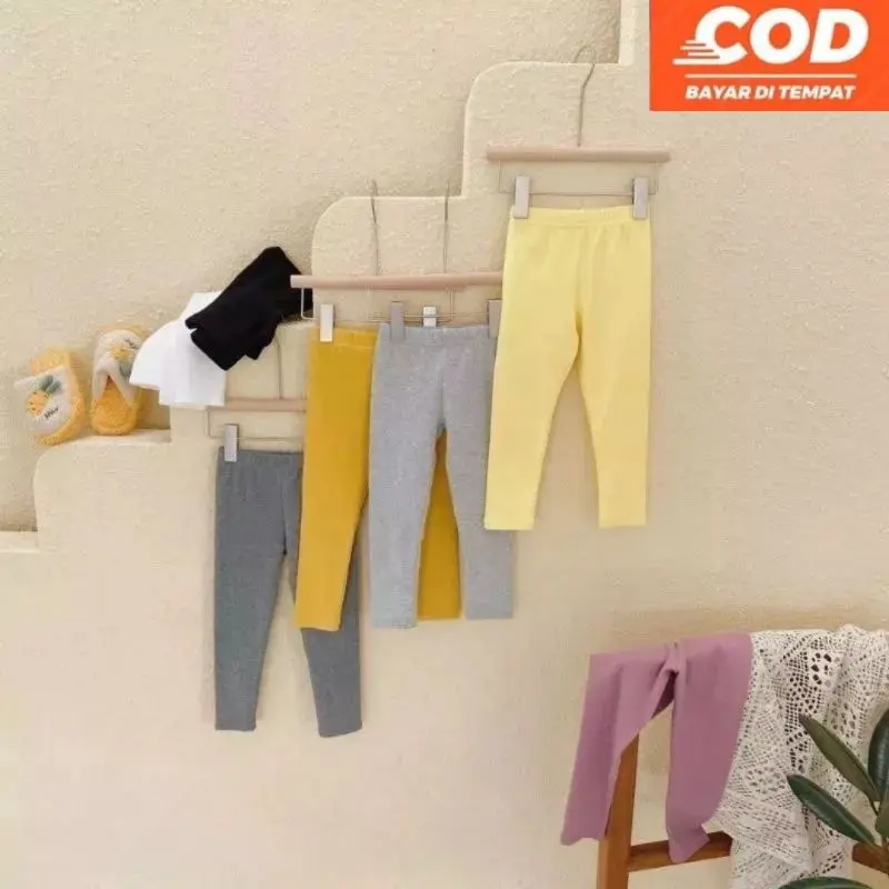 Legging bayi anak usia 06 bln-3thn bahan soft rayon lembut 0