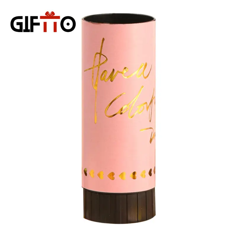Pháo giấy kim tuyến Confetti 11cm GiftTo - Combo 6 Quả chất lượng cao, Pháo tiệc cưới, sinh nhật 4