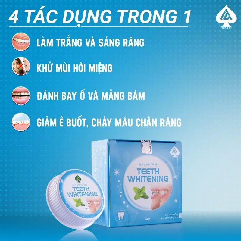 đánh trắng răng, bong mảng bám, cao răng khử mùi hôi miệng , hàng cao cấp thay thế kem đánh răng